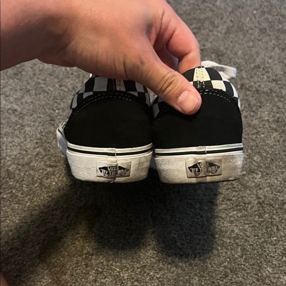 Vans Black and White Checkerboard Shoes - Picture 4 of 6
